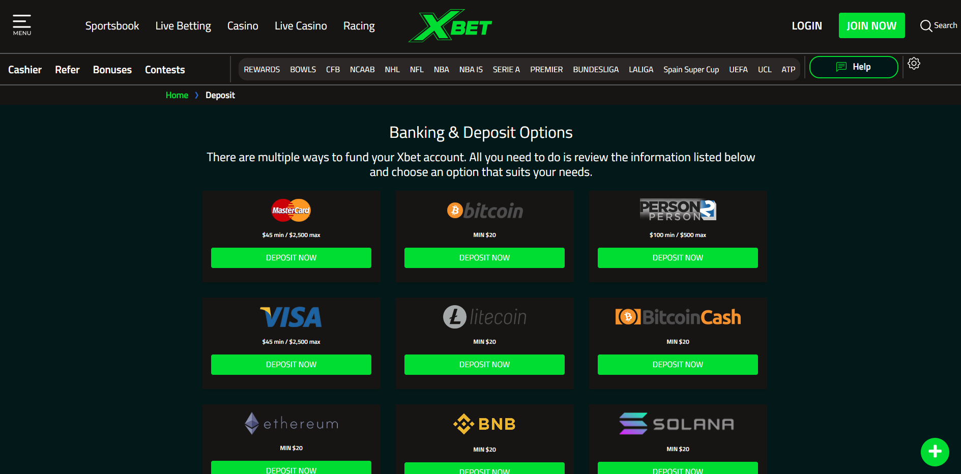 Deposits, Withdrawals, and Payout Speed